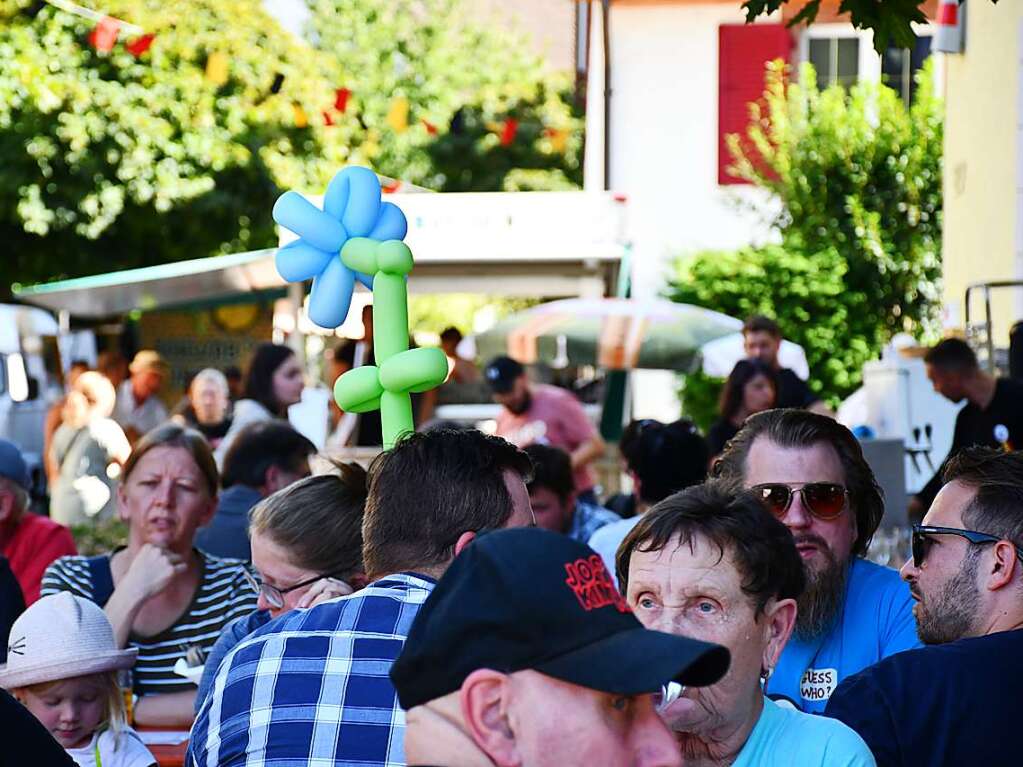 Am Samstag und Sonntag wird in Stetten das Strooefescht gefeiert. Bei strahlendem Sptsommerwetter ist der Andrang gro.