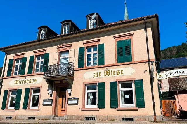 In Zell im Wiesental ist das Wirtshaus...ossen. Ein neuer Pchter wird gesucht.  | Foto: Sarah Trinler