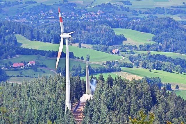 Warum wurde das Windrad gesprengt?