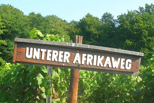 Der Gewannname erinnert an die gentig... ein irritierendes Denkmal gesetzt hat  | Foto: franz hilger