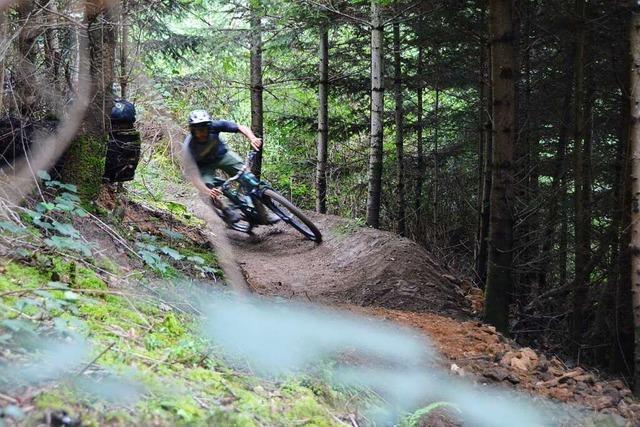 Der Mountainbike-Trail in Waldkirch ist fertig