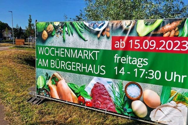 Die Gemeinde Kippenheim bekommt erstmals einen Wochenmarkt