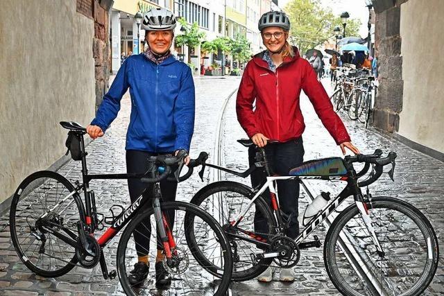 Diese zwei Freiburgerinnen sind 2500 Kilometer mit dem Rad gefahren– in einer Woche