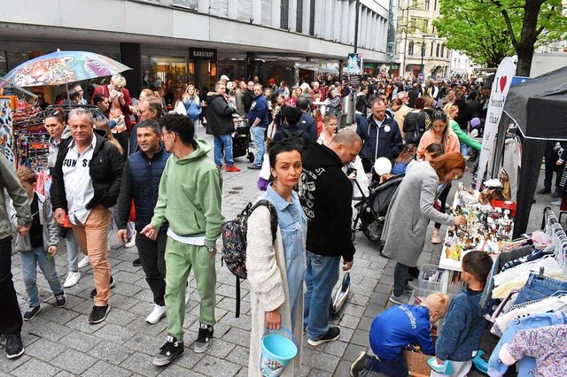 Das von Pro Lrrach organisierte Frhlingsfest ist ein Besuchermagnet.  | Foto: Thomas Loisl Mink