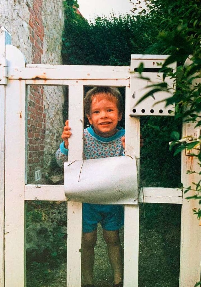 Daniel Prtzlich als Kind in den Sommerferien  | Foto: privat