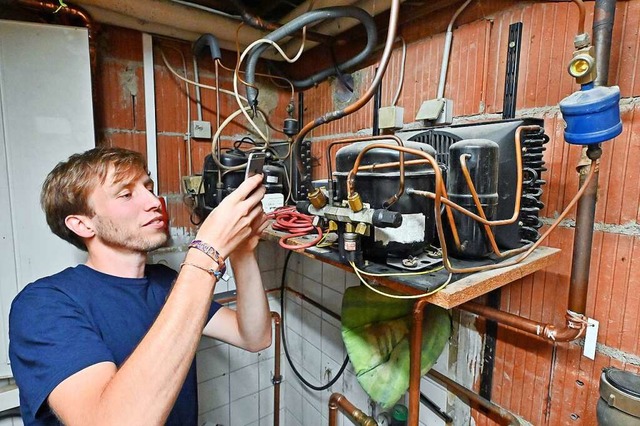 Die Technik, die Energieberater Sebast...Tiengen nicht  auf dem neuesten Stand.  | Foto: Michael Bamberger