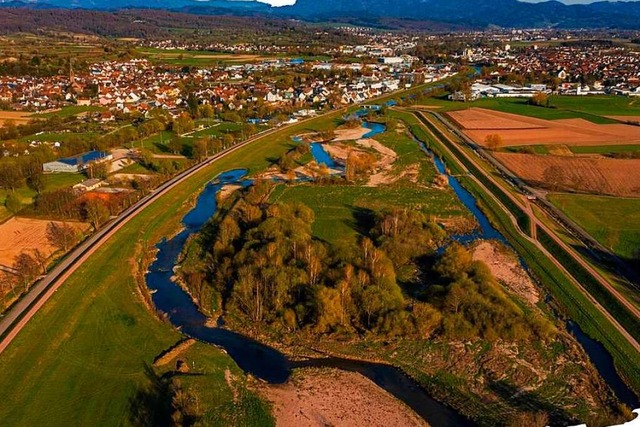 Die renaturierte Elz bei Teningen.  | Foto: Dieter Ruf