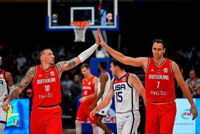 Basketball-WM 2023: Deutschland besiegt USA und steht erstmals im Finale