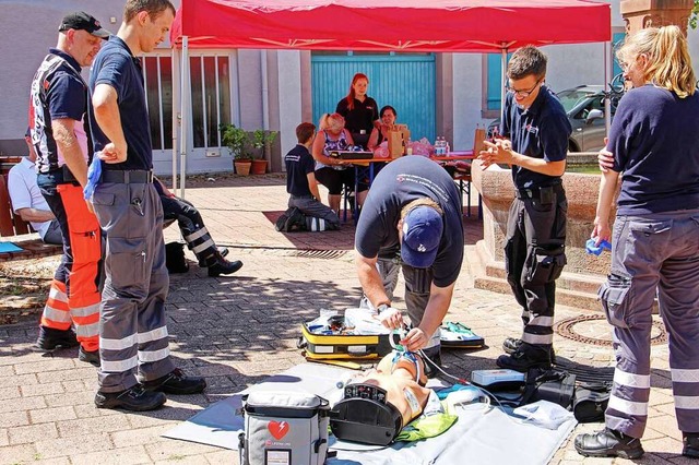 Im Juli fand der DRK-Landeswettbewerbs... dem Landesgartenschaugelnde in Lahr.  | Foto: Ruth Seitz