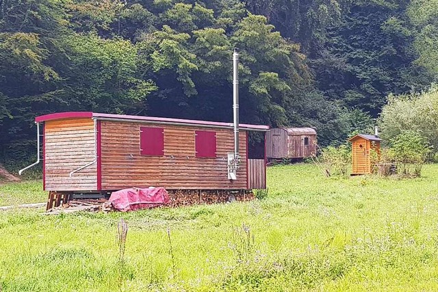 Przedenz- oder Sonderfall? Das  Waldk...en Stellplatzes fr den Kita-Bauwagen.  | Foto: Gerhard Walser