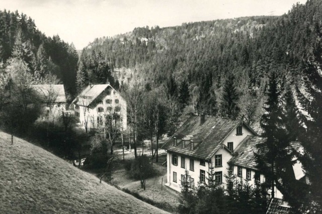 Bad Boll im Wutachtal im Schwarzwald war einst ein kleiner Weiler mit Kurbad.  | Foto: Sammlung Matthias Wider