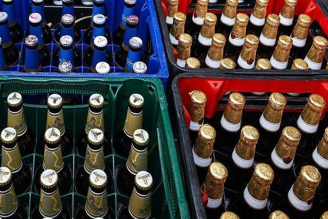 Getränkediebe lassen in Rheinfelden einen Kasten mit alkoholfreiem Bier zurück