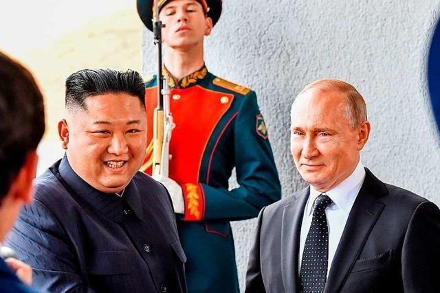 Kreml besttigt geplantes Treffen von Putin und Kim Jong Un