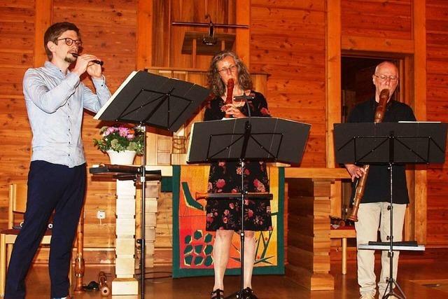 Hoch virtuoses Fltentrio spielt in der Christuskirche St. Blasien