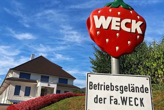 Der Firmensitz von Weck in Wehr-fling...r Insolvenzverwalter noch nicht sagen.  | Foto: Annemarie Rsch