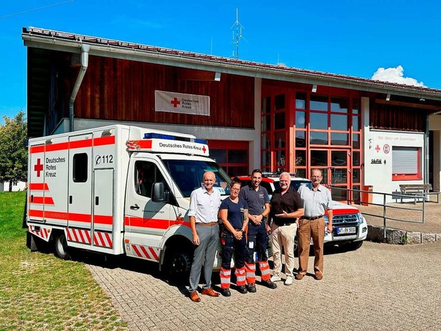 Brgermeister Dietmar Zpernick, Rettu...des Bereichsausschuss Peter Hofmeister  | Foto: Christoph Dennenmoser