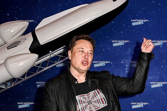 Elon Musk ist Chef der Weltraumfirma S...t oft unberechenbar und rcksichtslos.  | Foto: Britta Pedersen (dpa)