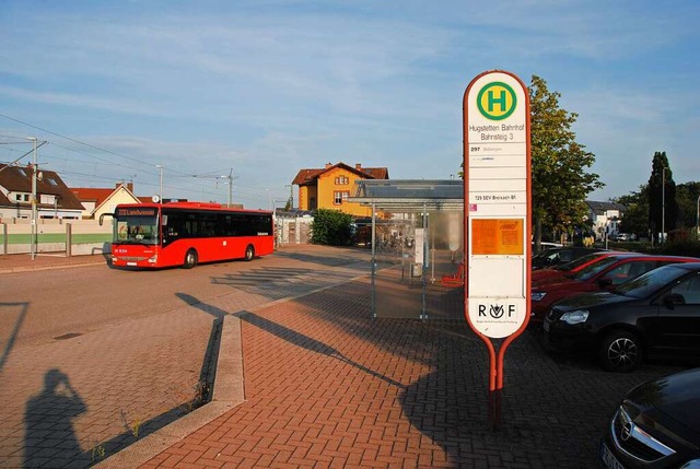 Bahnhof und Busbahnhof im Marcher Orts...ilittsdrehscheibe umgestaltet werden.  | Foto: Manfred Frietsch