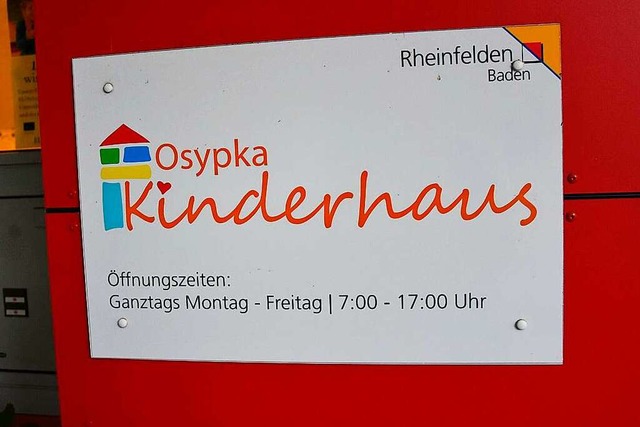 Der Osypka-Kindergarten in Rheinfelden...n doch nicht  mehr aufgestockt werden.  | Foto: Heinz und Monika Vollmar