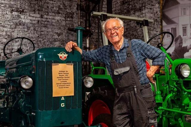 Ein Lenzkircher schraubt seit 70 Jahren an Traktoren und Autos