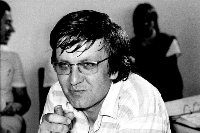 1983 wurde Kretschmann Sprecher der grnen Landtagsfraktion.  | Foto: DB Obertreis