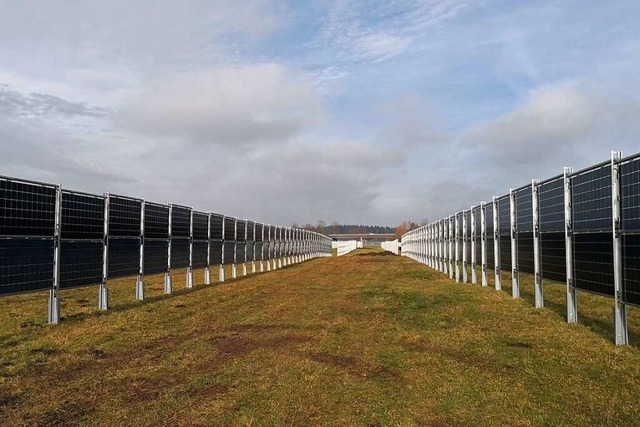 Eine solche Photovoltaikanlage, wie im..., soll es bald auch in Bonndorf geben.  | Foto: next2sun