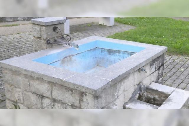 Brunnen in Schelingen außer Betrieb gesetzt
