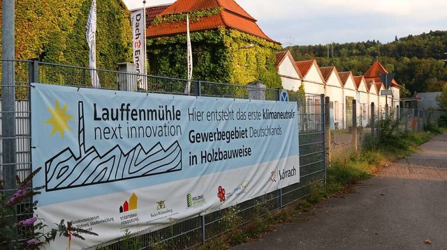 Auf dem Lauffenmhle-Areal soll das er...werbegebiet in Holzbauweise entstehen.  | Foto: Katharina Kubon