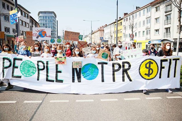 Klimastreik in Freiburg 2022.  | Foto: Janos Ruf