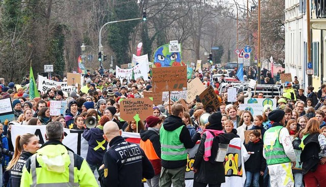 Fridays for Future hat zu einer Grode... aufgerufen. Archivbild vom Mrz 2023.  | Foto: Rita Eggstein