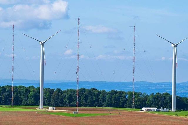 Am Rande der Schwäbischen Alb wird ein Testfeld für Windkraft eröffnet