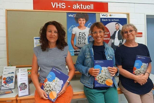 Programm der VHS Rheinfelden: Nachhaltigkeit, Fotografie, Kinderbackkurse
