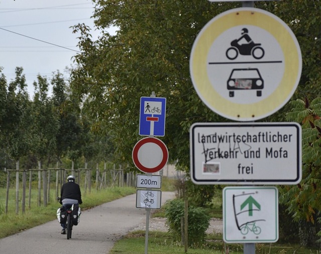 Am Radweg von Eimeldingen nach Haltingen   | Foto: Hannes Lauber