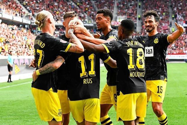 Borussia Dortmund dreht Spiel beim SC Freiburg in der Schlussphase