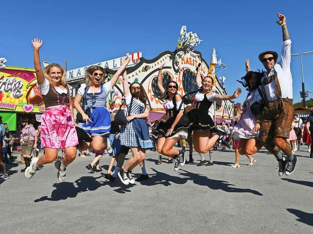 In Mnchen herrscht wieder Ausnahmezustand: Es ist Oktoberfest.