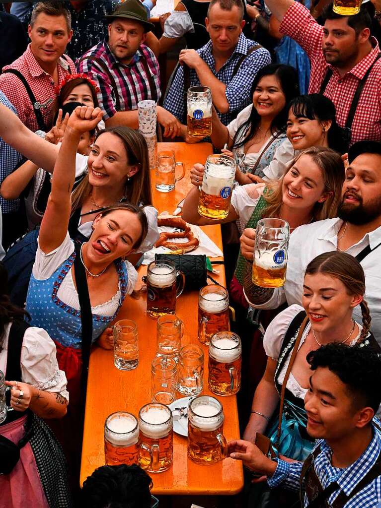 In Mnchen herrscht wieder Ausnahmezustand: Es ist Oktoberfest.