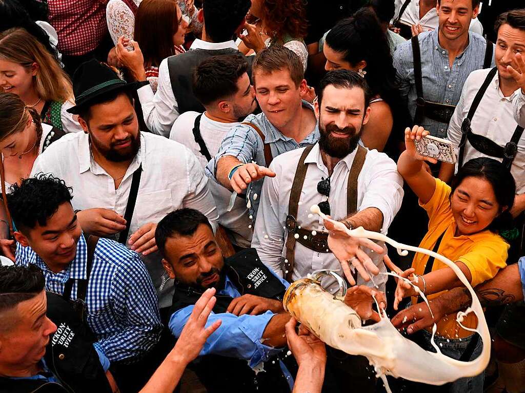 In Mnchen herrscht wieder Ausnahmezustand: Es ist Oktoberfest.