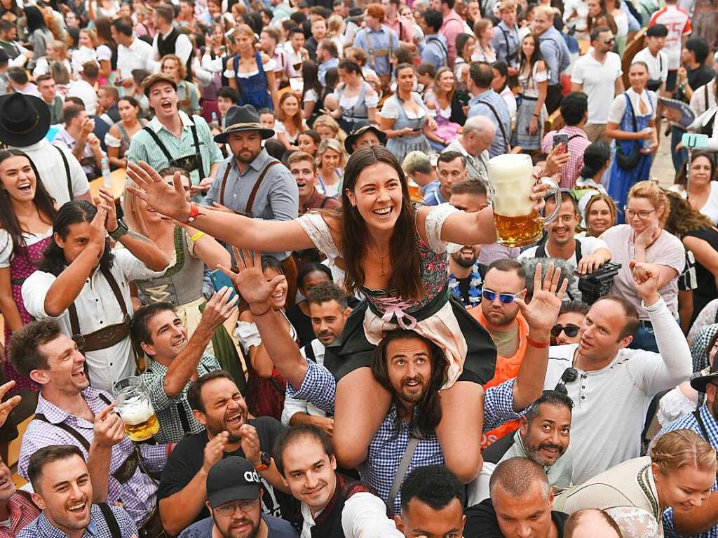 In Mnchen herrscht wieder Ausnahmezustand: Es ist Oktoberfest.