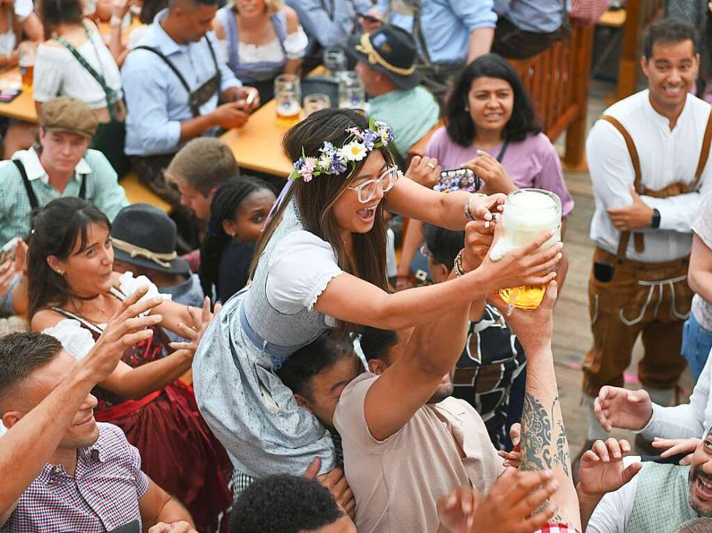 In Mnchen herrscht wieder Ausnahmezustand: Es ist Oktoberfest.