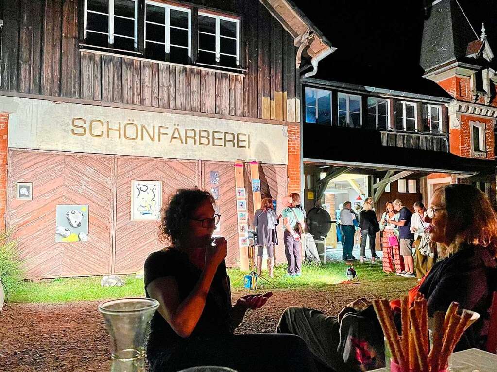 Kunst und Begegnung: Eindrcke von der Nacht der offenen Ateliers in Lrrach