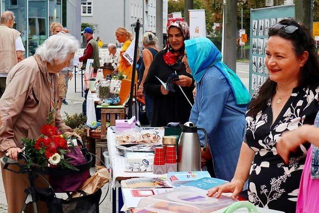 Ein bunter Markt zu Ehrenamt und Klimaschutz in Rheinfelden