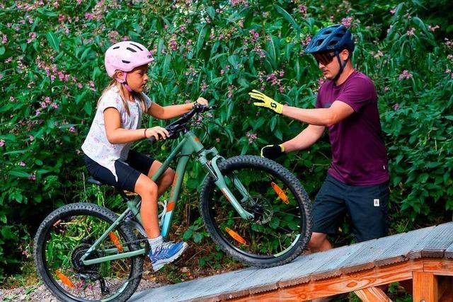 600 Meter Spannung und Freude auf dem neuen Flowtrail