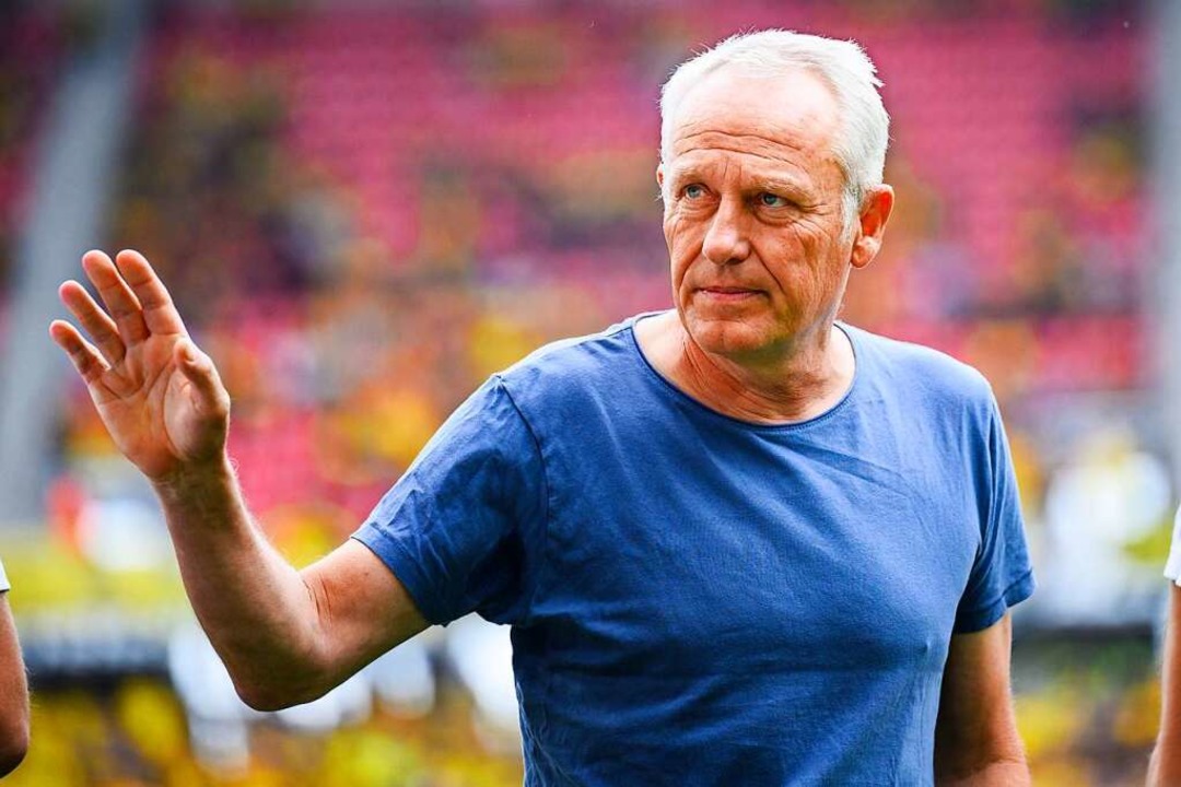 Christian Streich hat am erneuten Rckschlag des SC zu knabbern.  | Foto: Tom Weller (dpa)