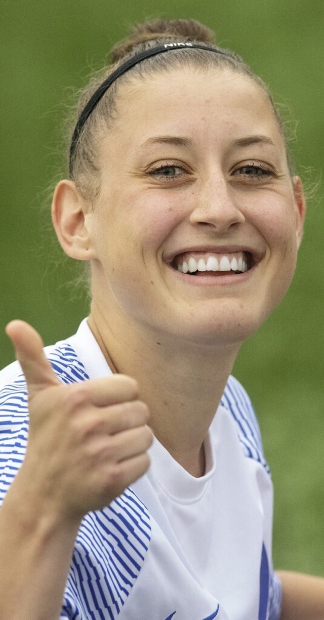 Grund zum Strahlen hatte Hanna Zimmermann vom SV Titisee gleich dreimal.   | Foto: Wolfgang Scheu