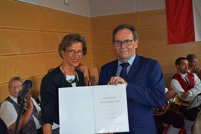 Bruno Schmidt ist offiziell als Bürgermeister von Häg-Ehrsberg verabschiedet worden