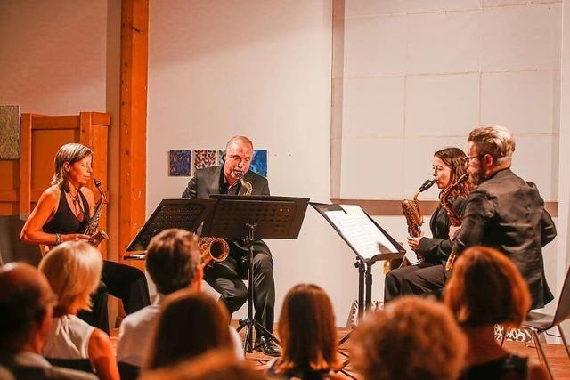 Das Raschèr Saxophon Quartet zeigt in Ettenheim die Vielseitigkeit des Saxophons