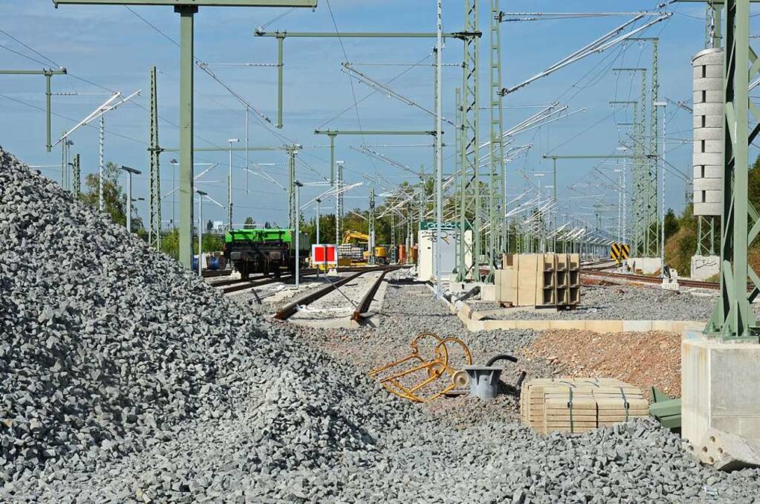 In Basel entstehen zwei neue Eisenbahnbrücken für die Rheintalbahn