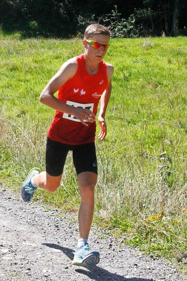 Sieg mit Streckenrekord: der Villinger Lukas Ehrle.   | Foto: Winfried Stinn