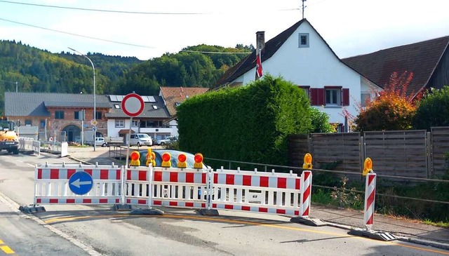 Die Sperrung in Enkenstein bewegt weiter die Gemter.  | Foto: Edgar Steinfelder