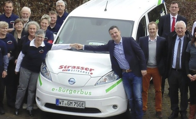 Das Brgerbus-Konzept in Murg ist Vorb... neues Auto auf die Strecke geschickt.  | Foto: Brigitte Chymo